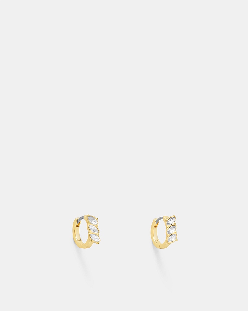Riff Huggie Hoop Earrings