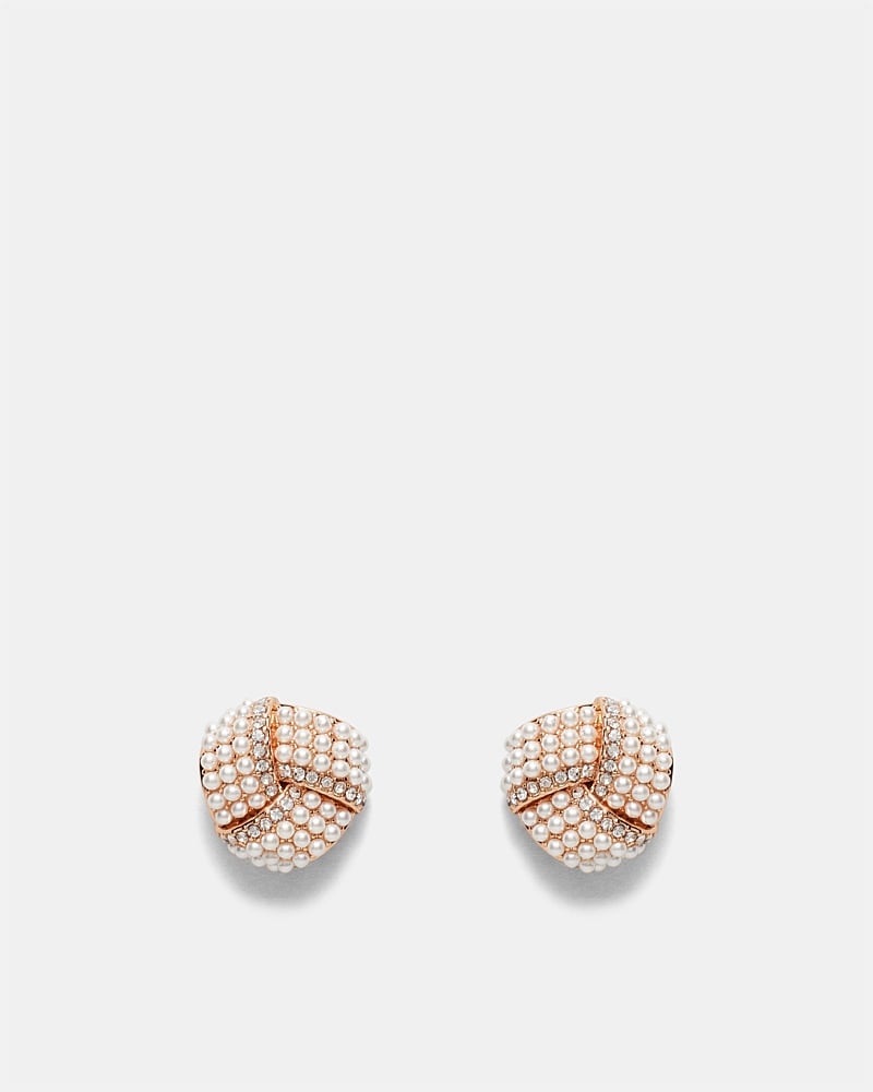 Tie The Knot Stud Earrings