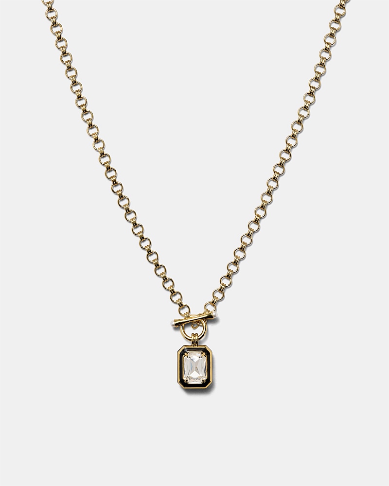 Legacy Enamel Pendant Necklace