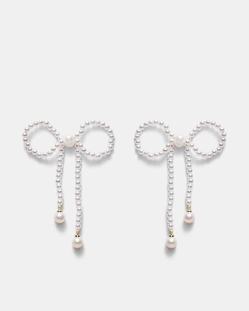 Glimmer Bow Earrings