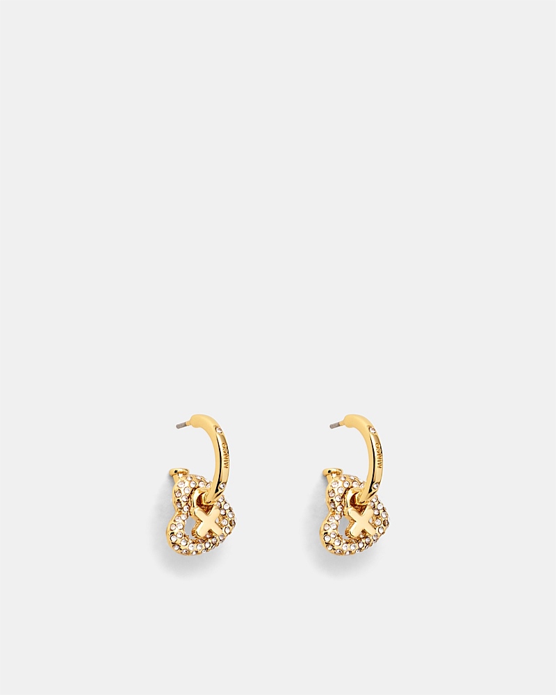 Encanto Heart Hoop Earrings