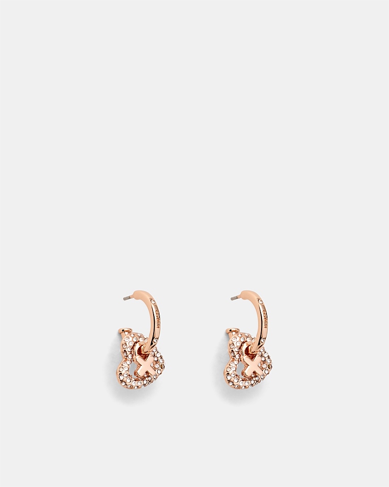 Encanto Heart Hoop Earrings