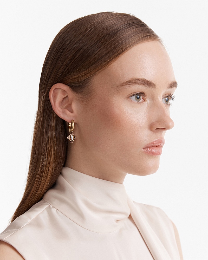 Demeanour Huggie Hoop Earrings