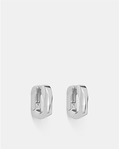 In A Twist Huggie Hoop Earrings