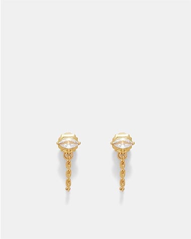 Vibe Chain Stud Earrings