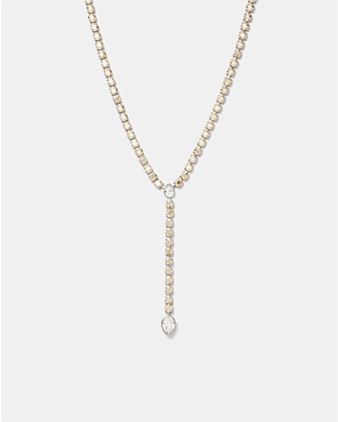 Pull Up To The Bumper Lariat Y Necklace