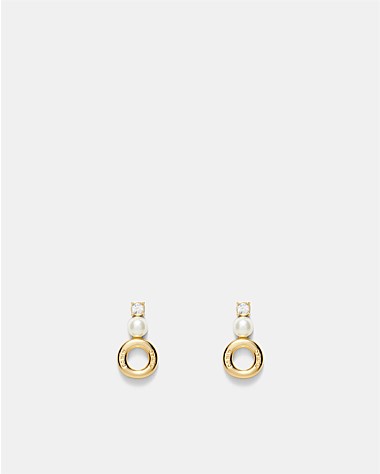 Circulate Drop Stud Earrings