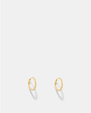 Vela Large Huggie Hoop Earrings