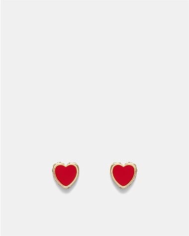 Lover Heart Stud Earrings