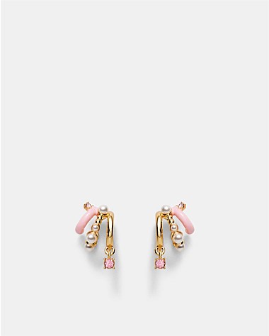 Illusion Hoop Earrings