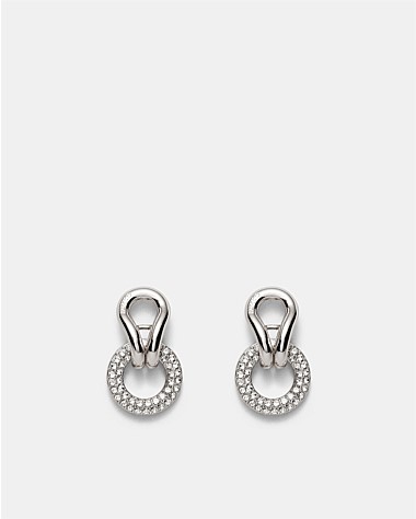 Lets Connect Hoop Earrings