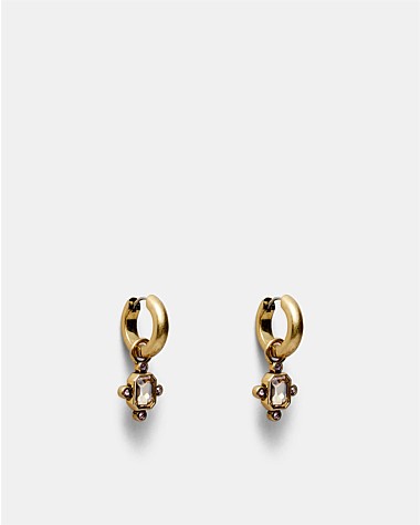 Demeanour Huggie Hoop Earrings