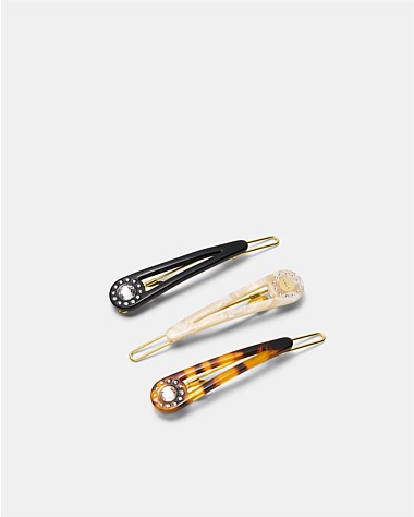 Mimco Trio Hair Clip Set