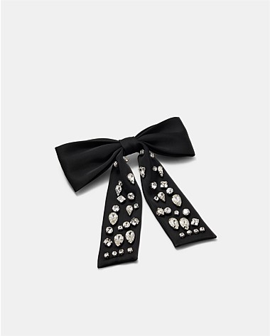 Queen Bow Hair Barrette