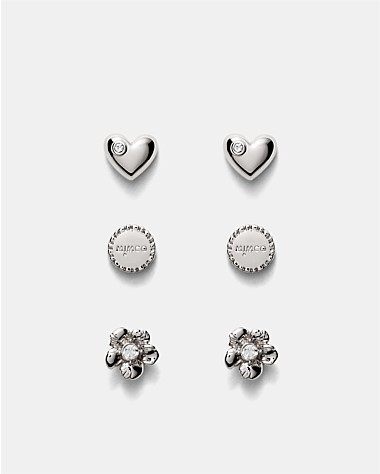 Heartfelt Stud Earrings Set