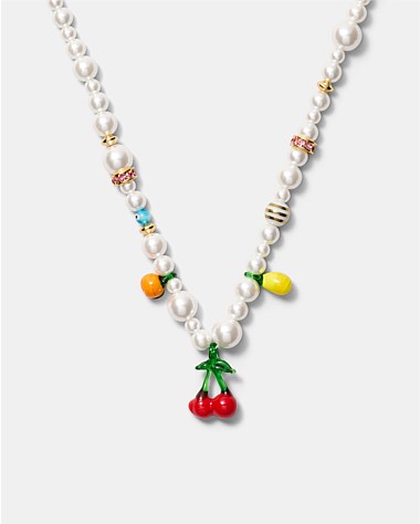 Cherry Pearl Necklace