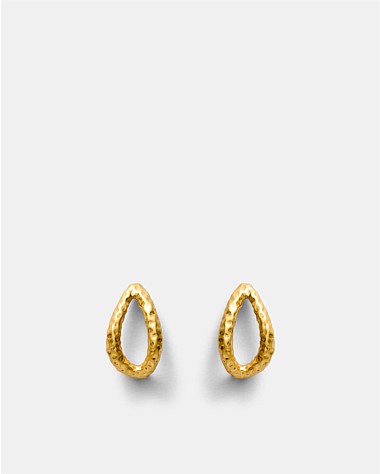 Gilded Hoop Earrings