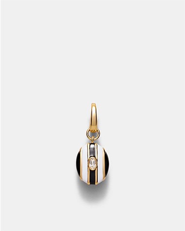 Stripe Coin Charm