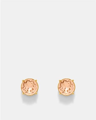 Glowy Crystal Stud Earrings