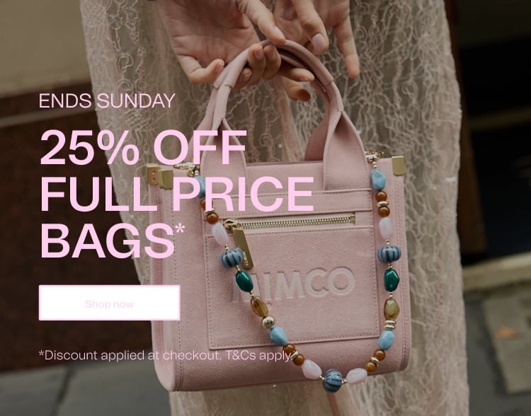 25% off full price bags