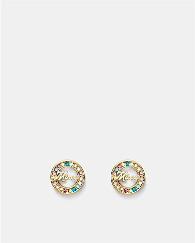 Miami Pave Stud Earrings