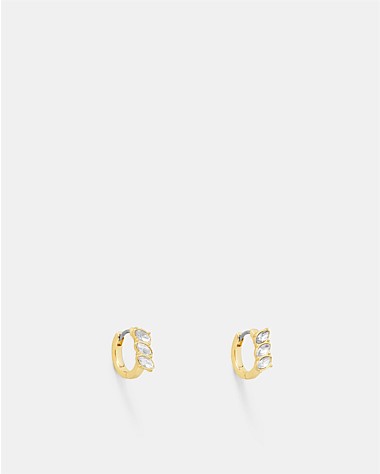 Riff Huggie Hoop Earrings