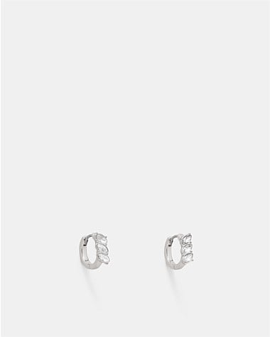 Riff Huggie Hoop Earrings