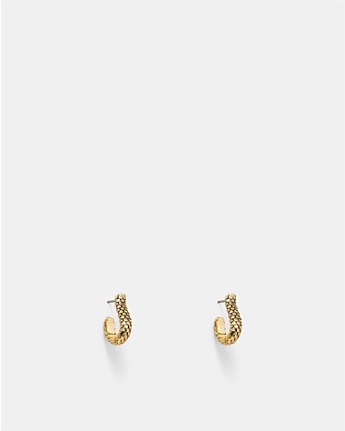 Scales Hoop Earrings