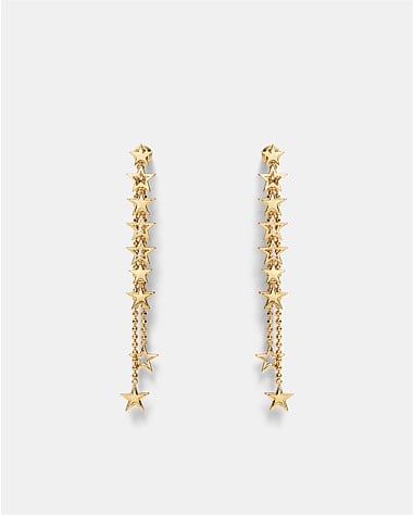 Atomic Long Drop Earrings