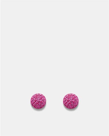 Disco Pave Stud Earrings