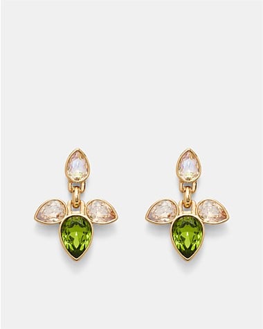 Pull Up To The Bumper Crystal Small Drop Earrings