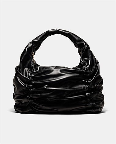 Solace Large Leather Crescent Bag