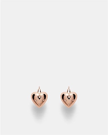 Smitten Heart Stud Earrings