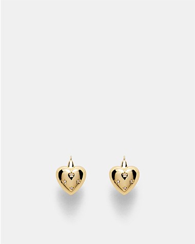 Smitten Heart Stud Earrings