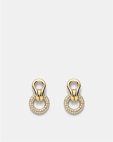 Lets Connect Hoop Earrings