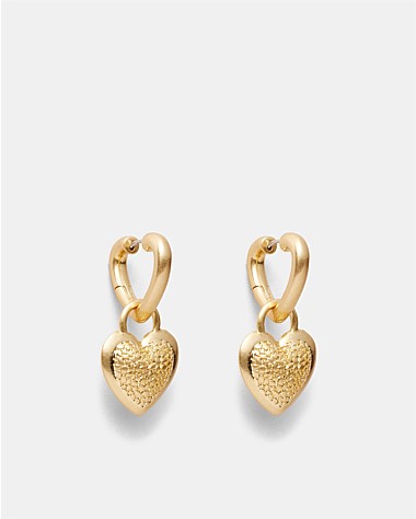 So Fetch Heart Drop Earrings