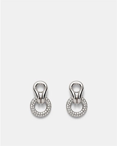 Lets Connect Hoop Earrings