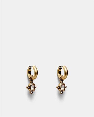 Demeanour Huggie Hoop Earrings