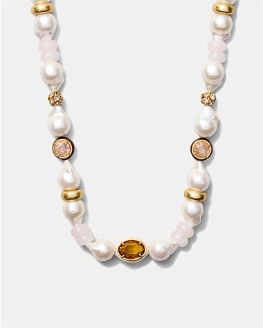 Goddess Pearl Necklace