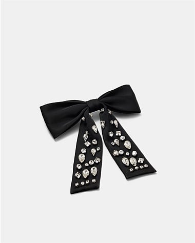 Queen Bow Hair Barrette
