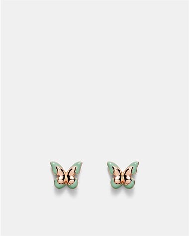 Butterfly Enamel Earrings