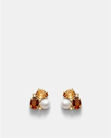 Goddess Stud Earrings
