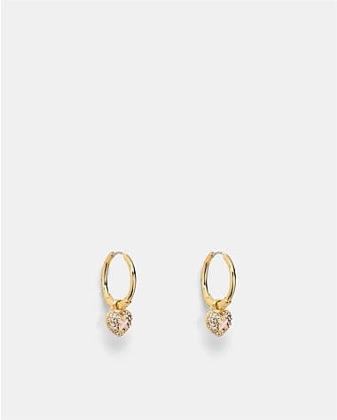 Adorbs Heart Hoop Earrings