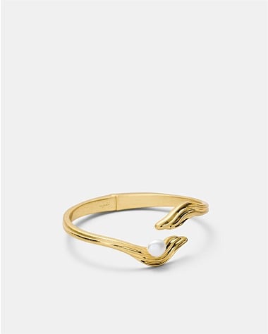 Gaia Pearl Cuff Bracelet