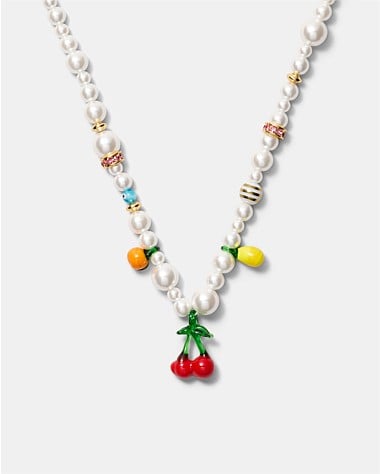 Cherry Pearl Necklace
