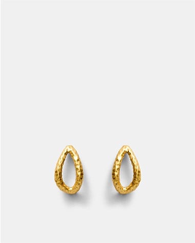 Gilded Hoop Earrings