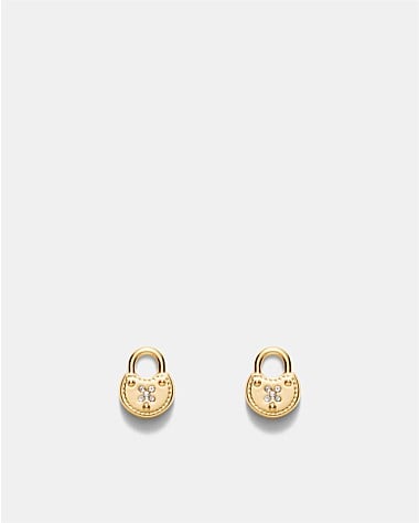 Lockette Stud Earrings