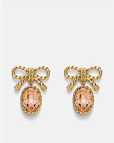 Tie A Bow Drop Earrings