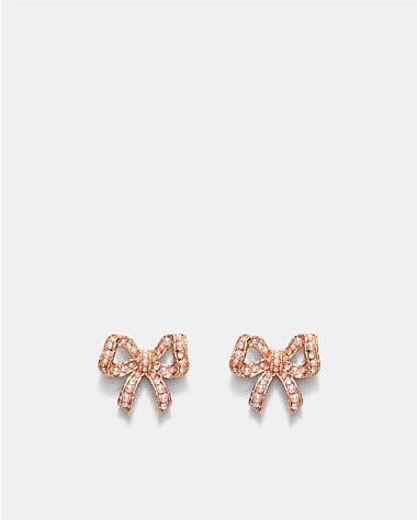 Tie A Bow Stud Earrings