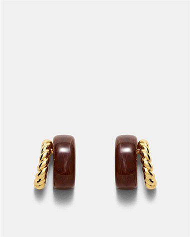 Magie Double Hoop Earrings